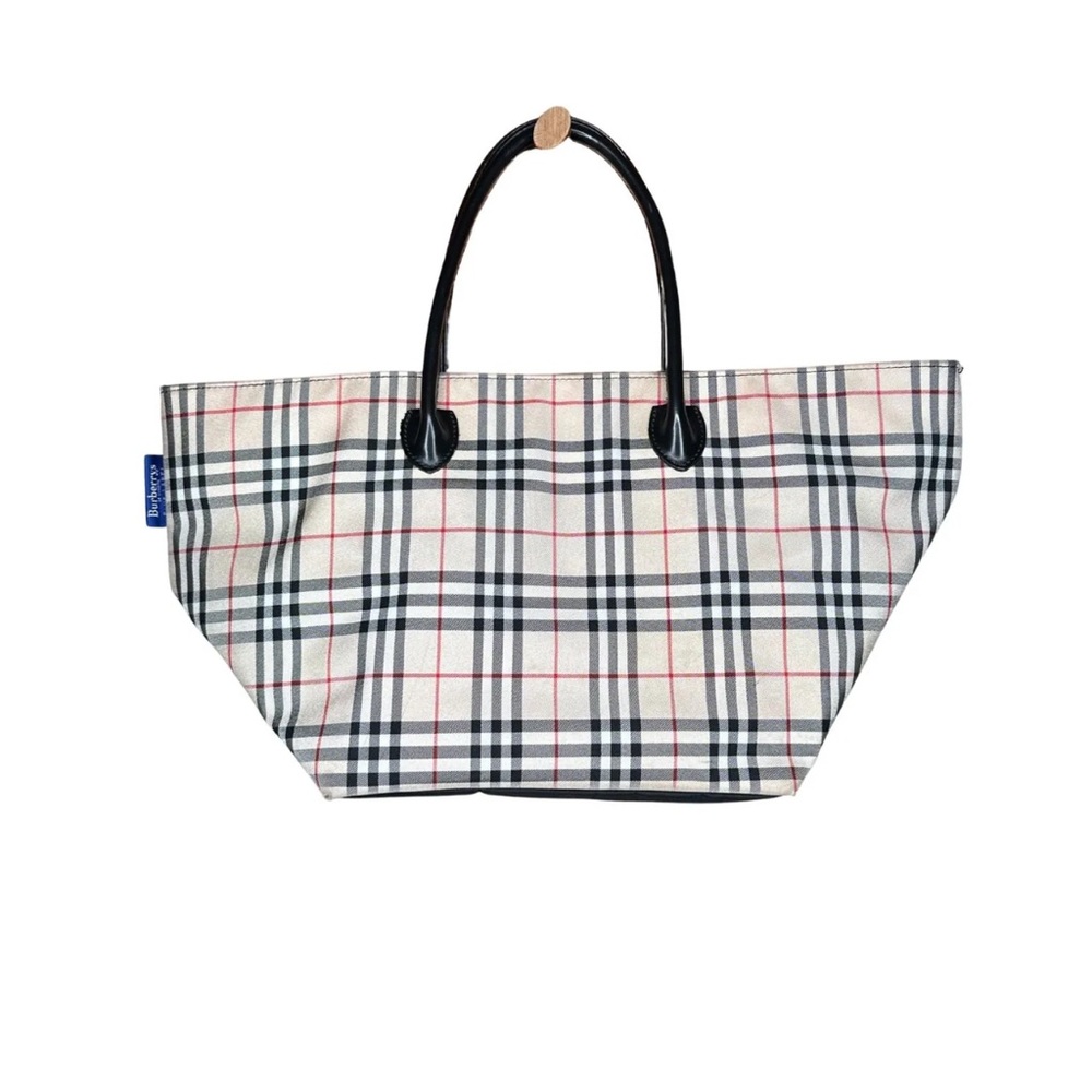 Burberry Nova Check Tote Blue Label